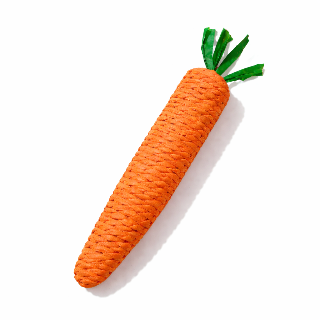 Cat Bite & Scratch Carrot Toy with Sound