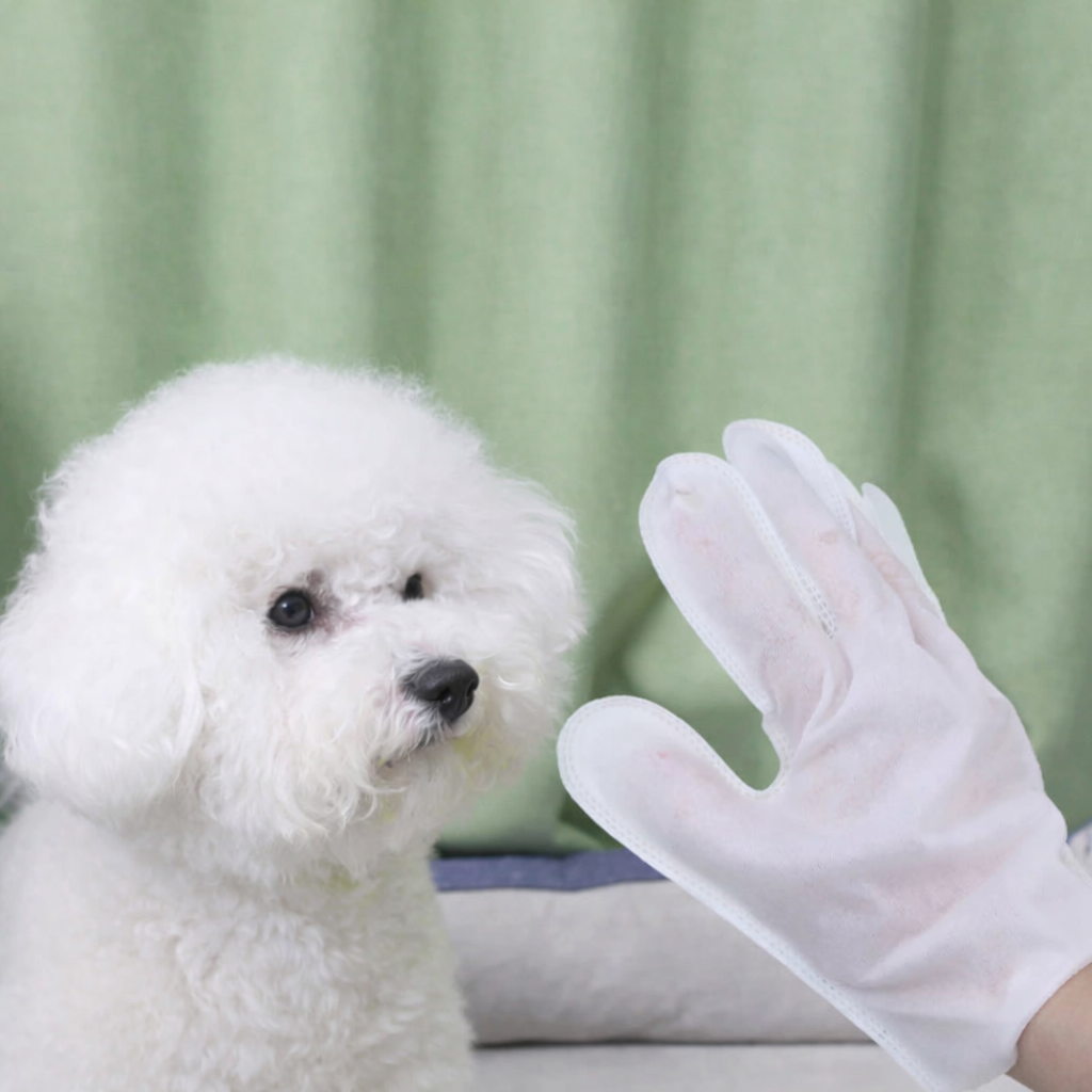 No-Rinse Pet Grooming Gloves