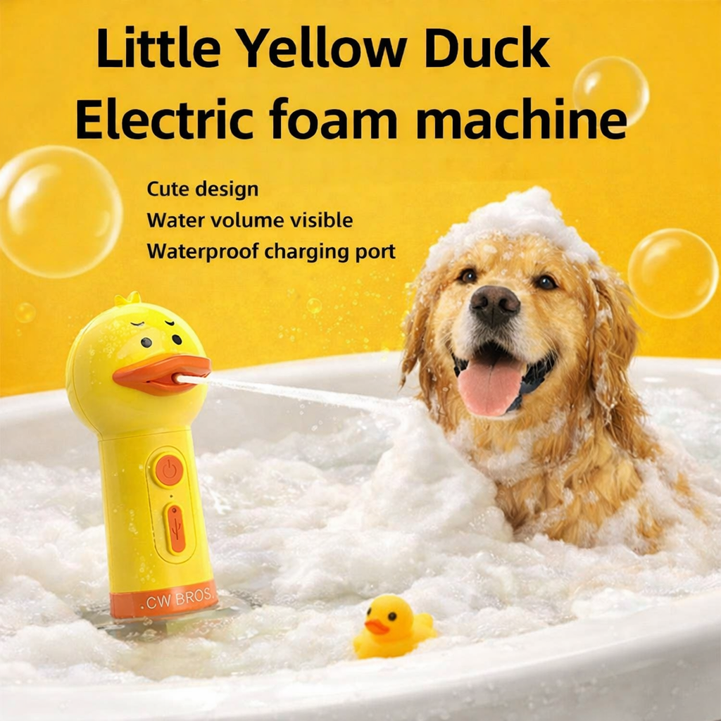 Dog Bath Foam Automatic Soap Dispenser USB Charging