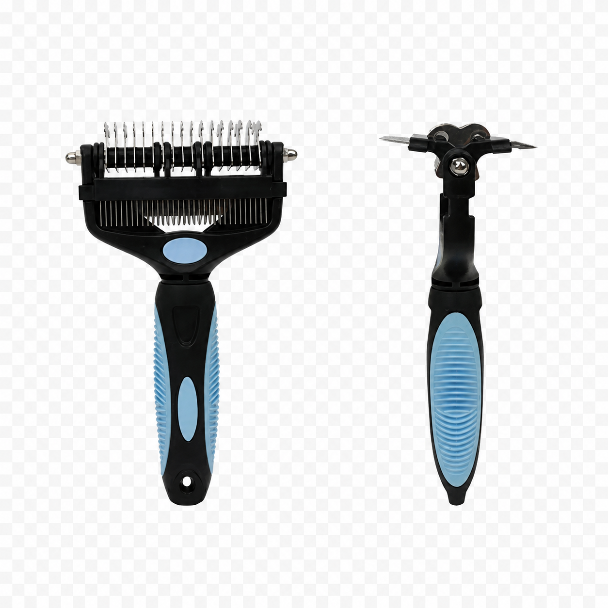 3-in-1 Pet Deshedding Brush Dog Cat Fur Remover Knot Cutter