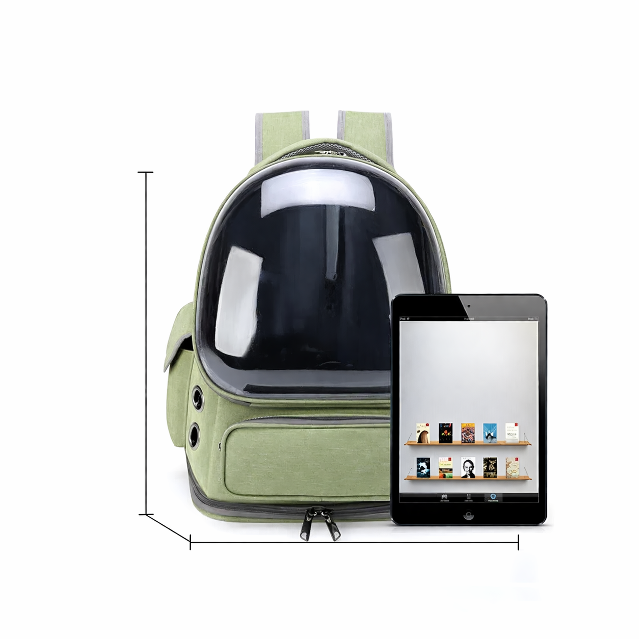 Transparent Travel Backpack – Breathable Cat & Small Dog Carrier – ClubPaws