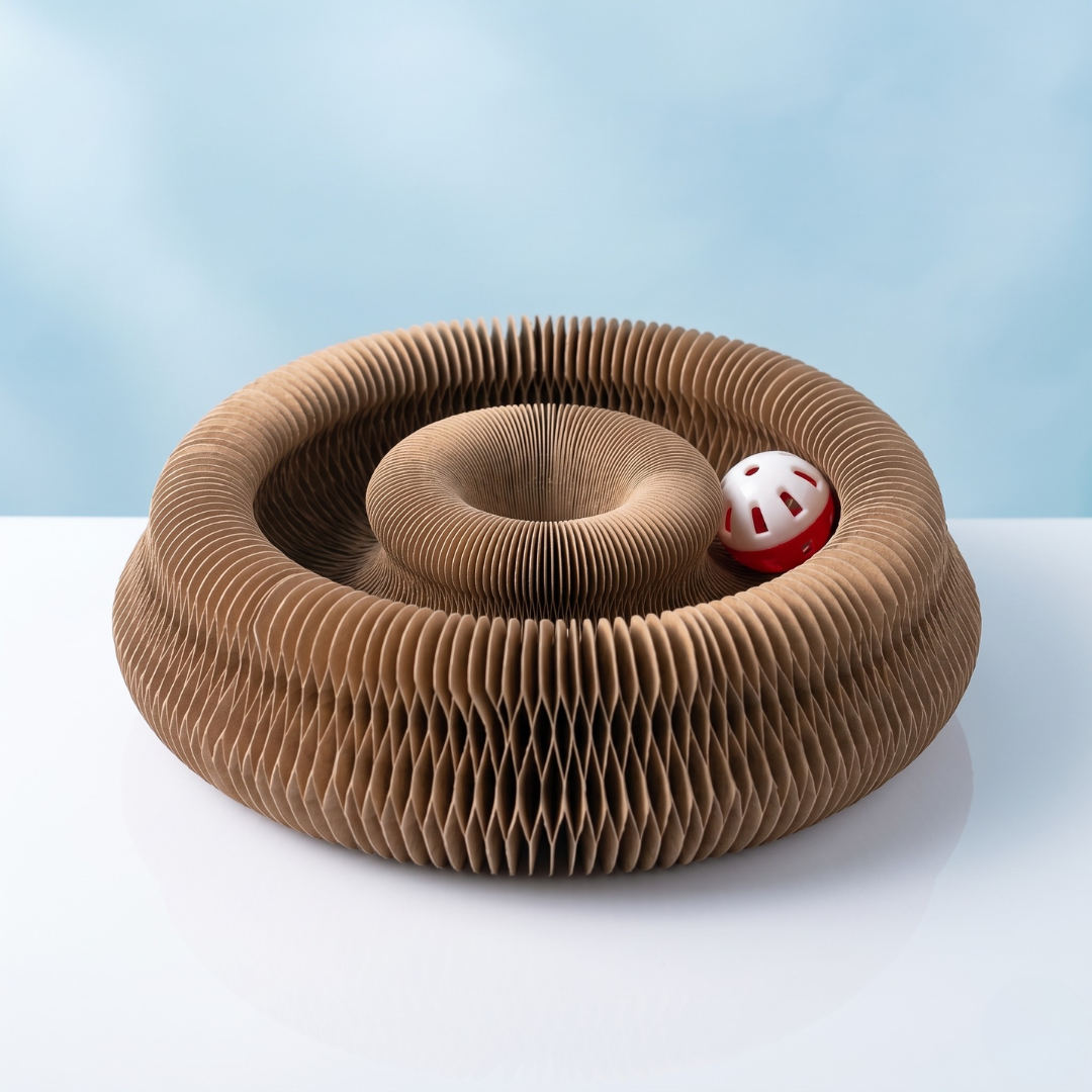 ClubPaws™ ScratchNest – Interactive Cat Scratcher & Play Lounge
