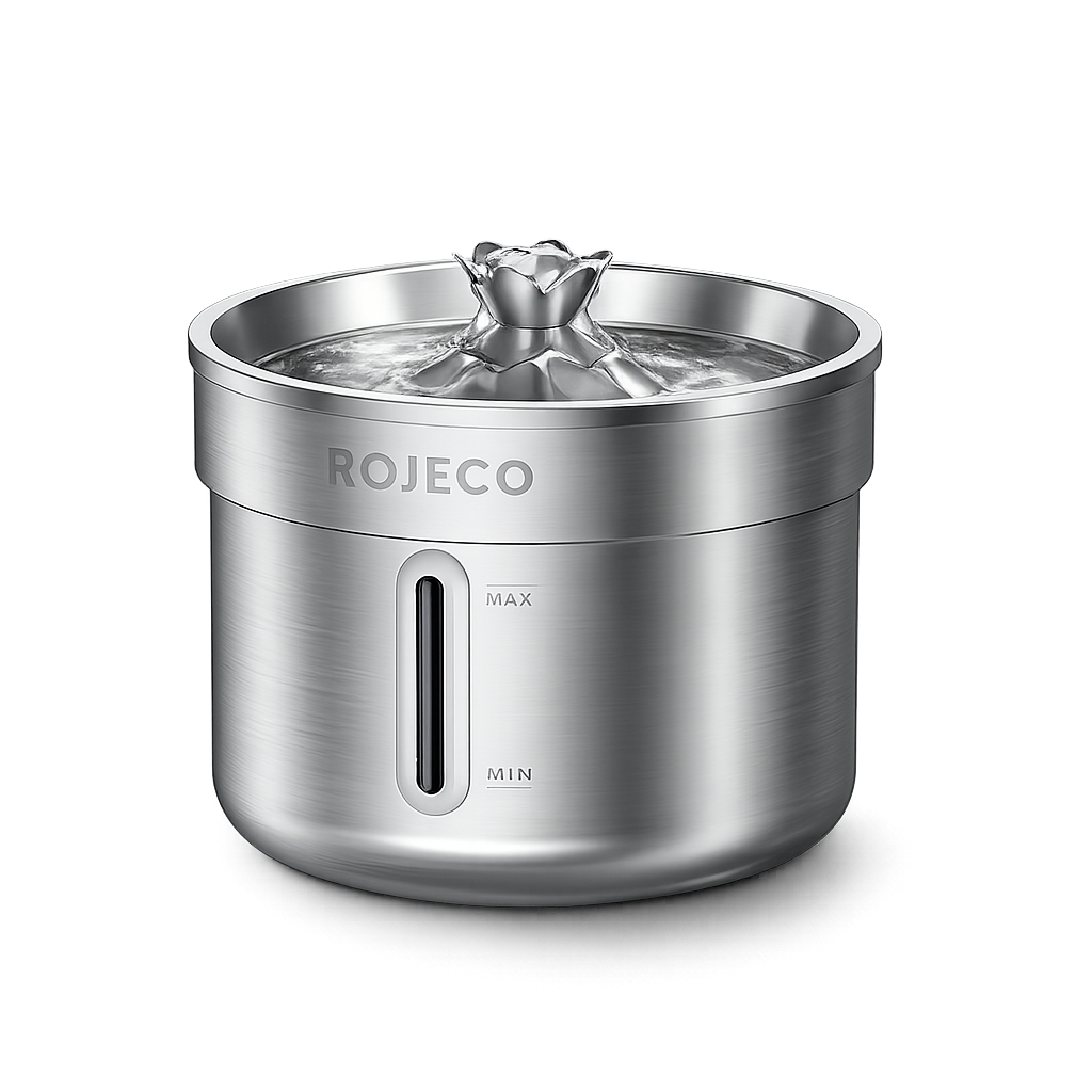 Automatic Stainless Steel Pet Water Fountain – Cat & Dog – ClubPaws