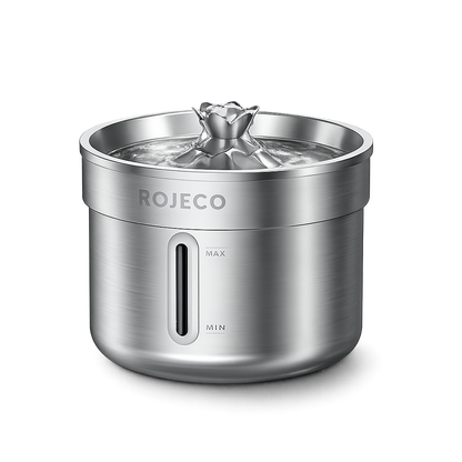 Automatic Stainless Steel Pet Water Fountain – Cat & Dog – ClubPaws