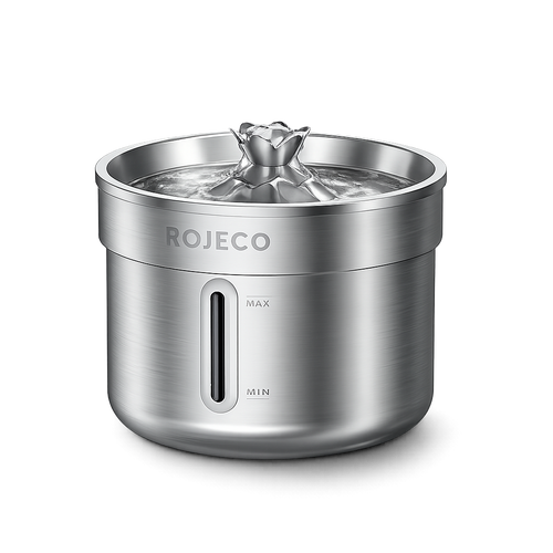 Automatic Stainless Steel Pet Water Fountain – Cat & Dog – ClubPaws