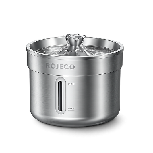 Automatic Stainless Steel Pet Water Fountain – Cat & Dog – ClubPaws