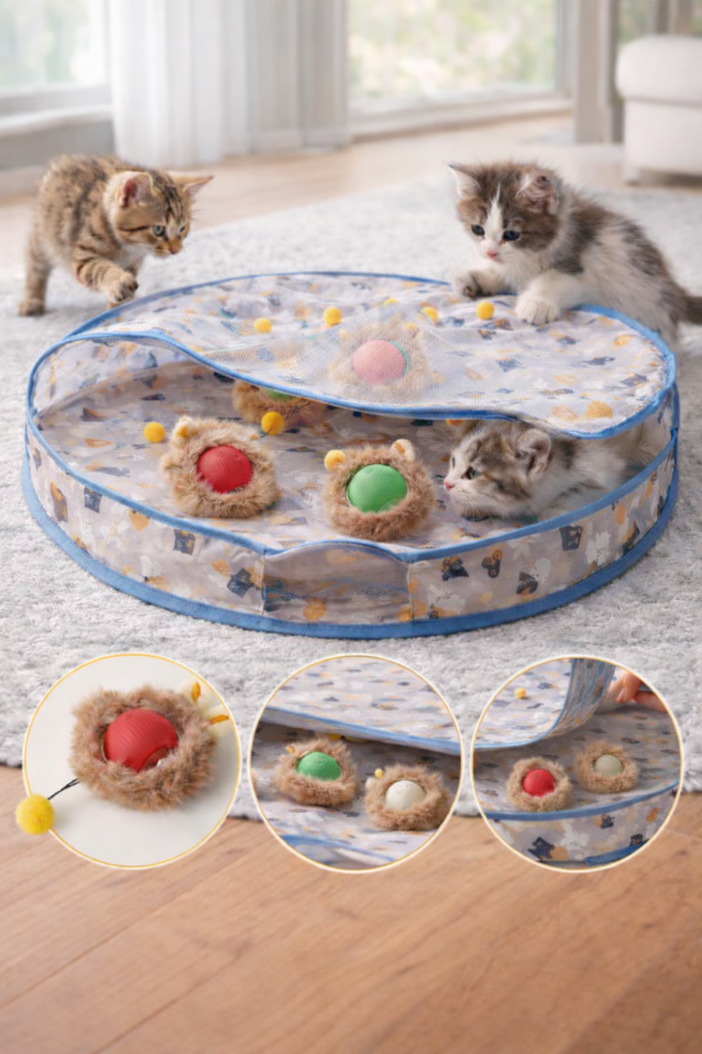Interactive Motion Activated Cat Toy Ball