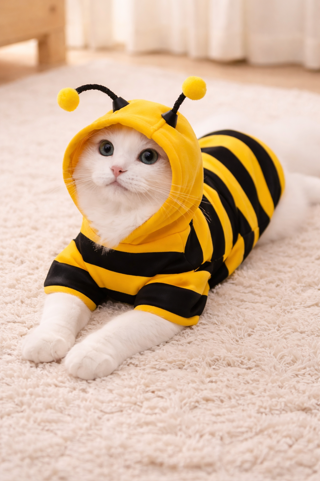 Bee Pet Costume Hoodie for Cats & Dogs