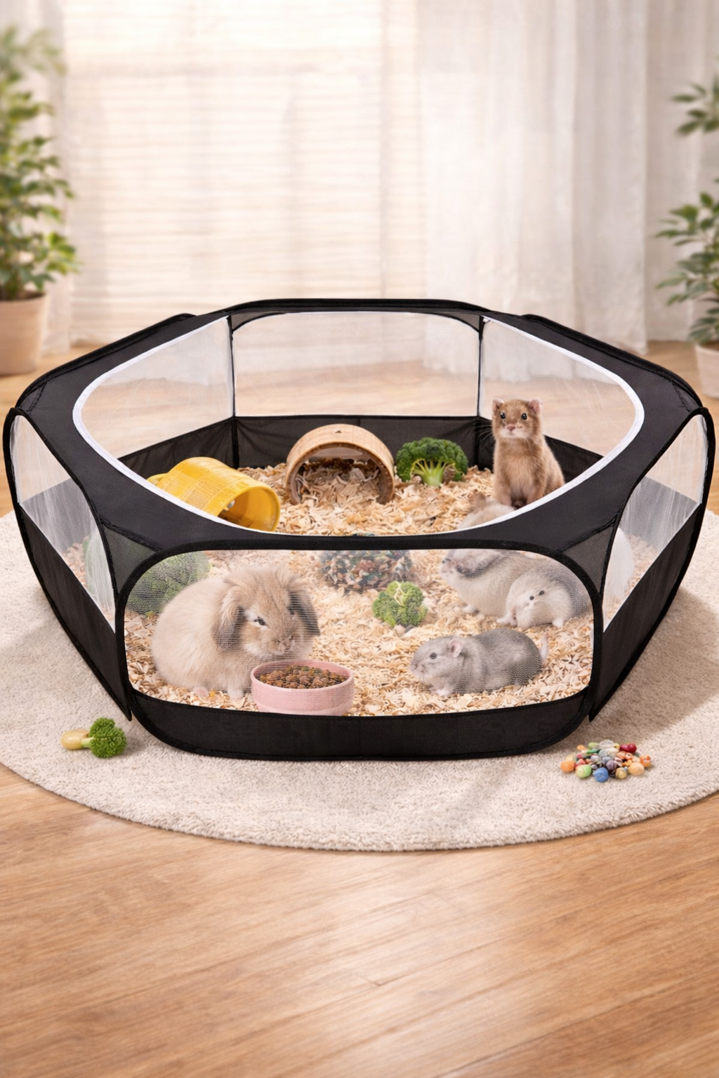 PetPlay Tent – Foldable Cage for Small Pets – ClubPaws