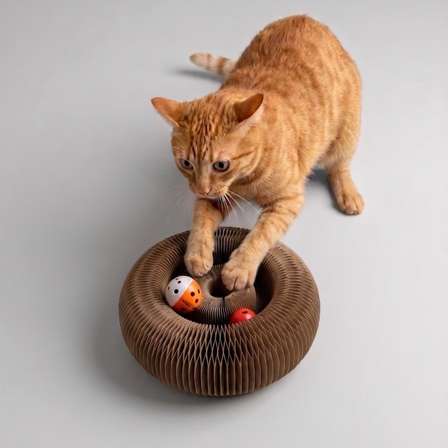 ClubPaws™ ScratchNest – Interactive Cat Scratcher & Play Lounge