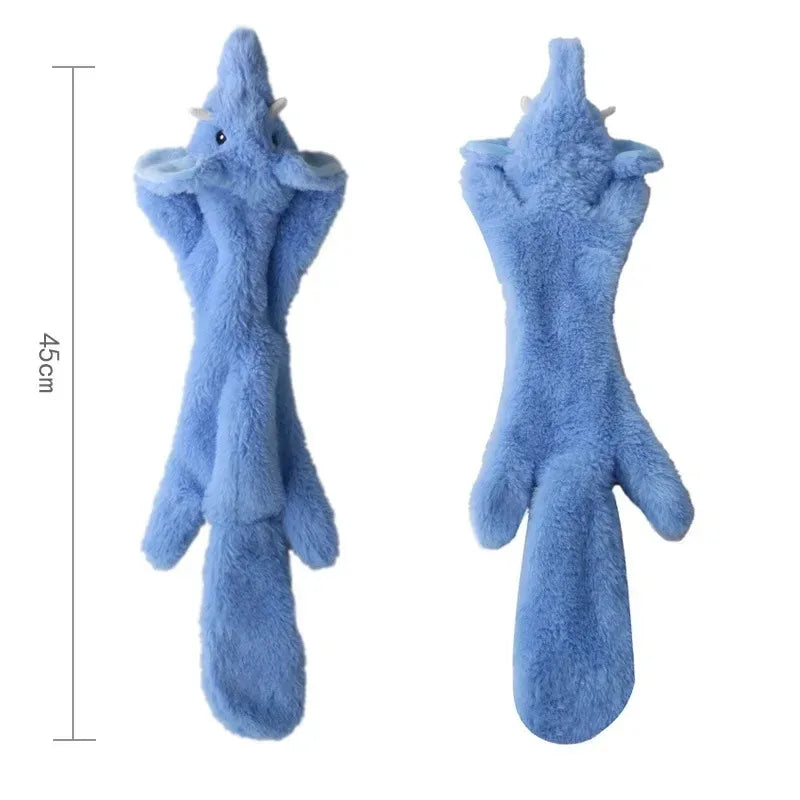 Funny Plush Dog Toy – Squeaker & No Stuffing – ClubPaws