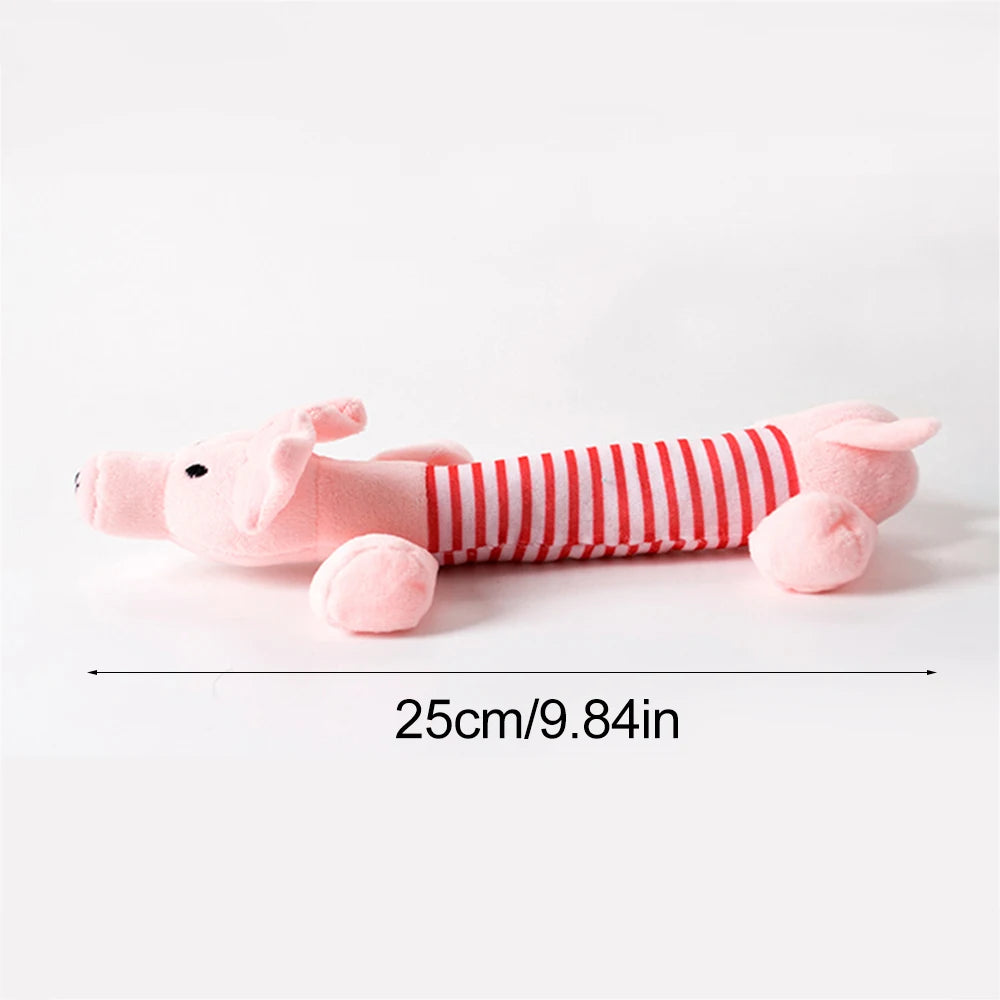 Funny Plush Dog Toy – Squeaker & No Stuffing – ClubPaws