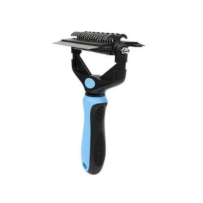 3-in-1 Pet Deshedding Brush Dog Cat Fur Remover Knot Cutter