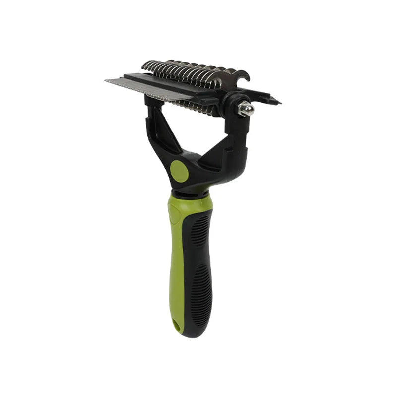 3-in-1 Pet Deshedding Brush Dog Cat Fur Remover Knot Cutter