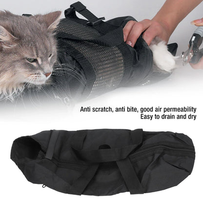 Cat Grooming Restraint Bag for Bathing & Trimming