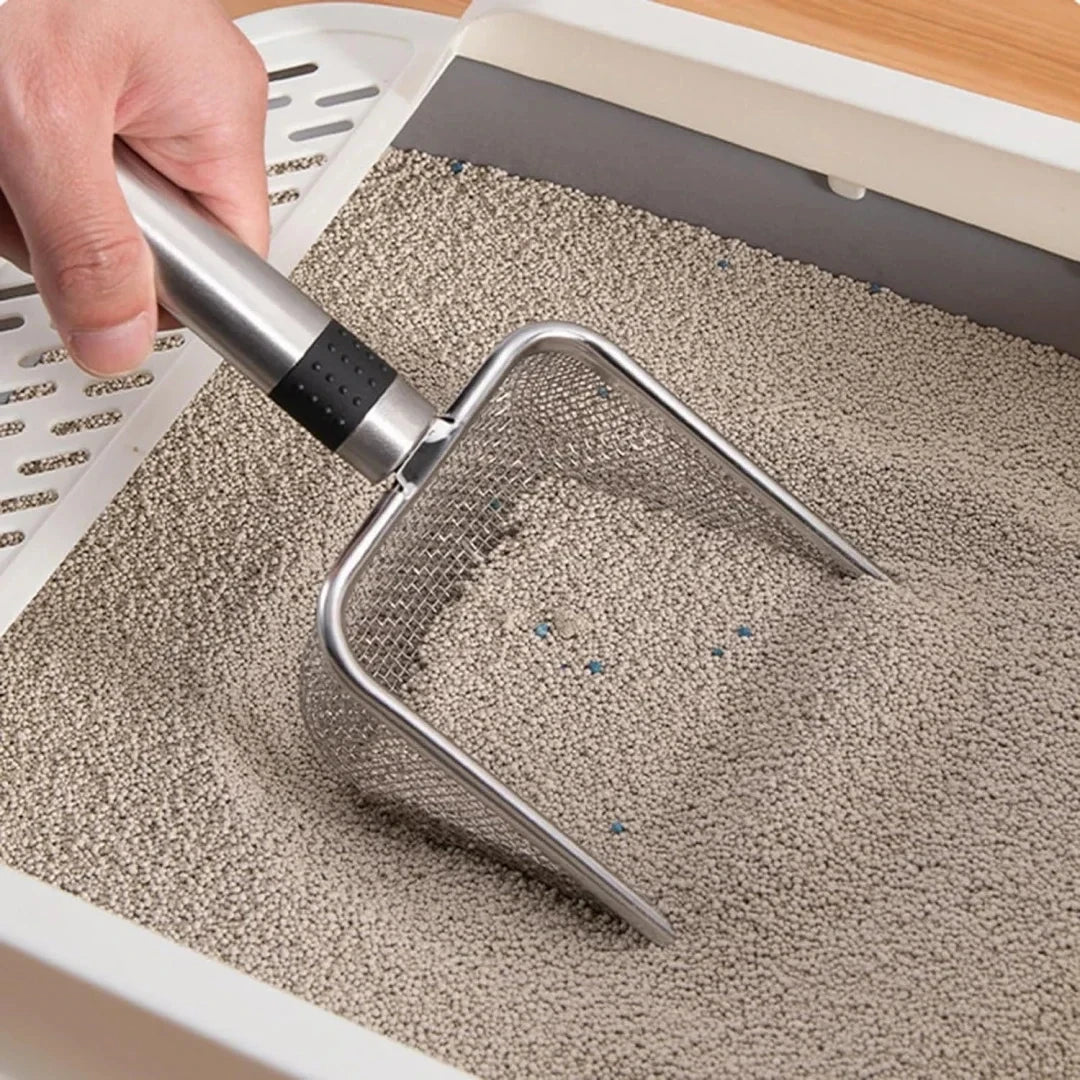 Stainless Steel Cat Litter Scoop – Easy Waste Removal