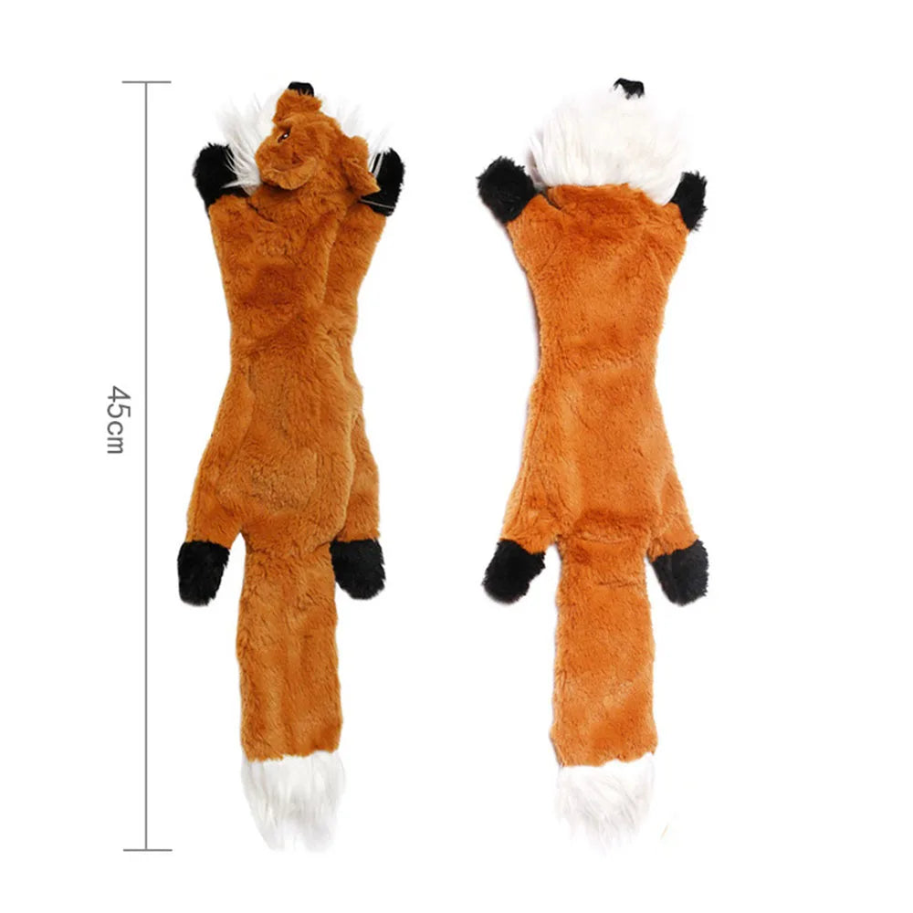 Funny Plush Dog Toy – Squeaker & No Stuffing – ClubPaws