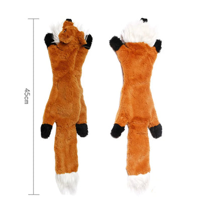 Funny Plush Dog Toy – Squeaker & No Stuffing – ClubPaws
