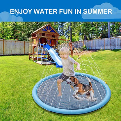 Dog Splash Pad Sprinkler Pool – Outdoor Cooling Mat
