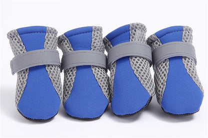 Anti-Slip Dog Boots Paw Shoes 4 Pack