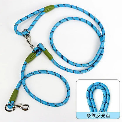 Nylon Reflective Dog Leash – Hands-Free – ClubPaws