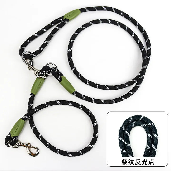 Nylon Reflective Dog Leash – Hands-Free – ClubPaws