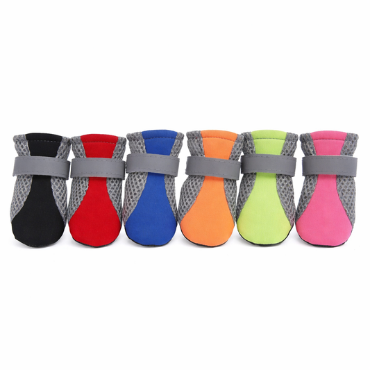Anti-Slip Dog Boots Paw Shoes 4 Pack