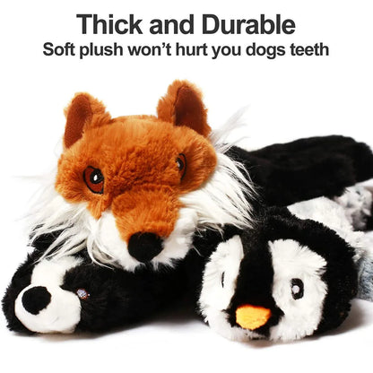 Funny Plush Dog Toy – Squeaker & No Stuffing – ClubPaws