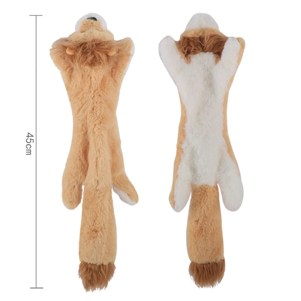 Funny Plush Dog Toy – Squeaker & No Stuffing – ClubPaws