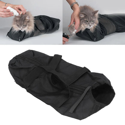Cat Grooming Restraint Bag for Bathing & Trimming