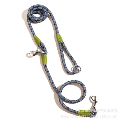 Nylon Reflective Dog Leash – Hands-Free – ClubPaws