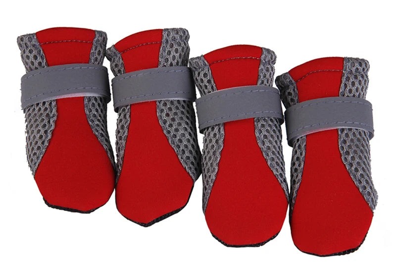 Anti-Slip Dog Boots Paw Shoes 4 Pack