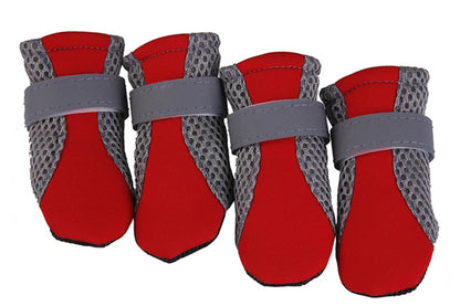 Anti-Slip Dog Boots Paw Shoes 4 Pack